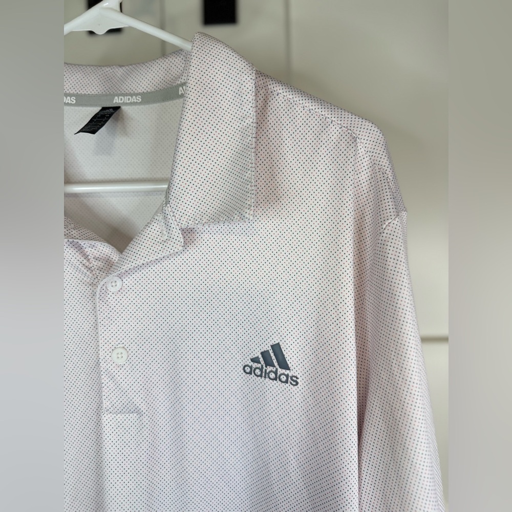 Adidas Men's Subtle Pattern Polo Shirt